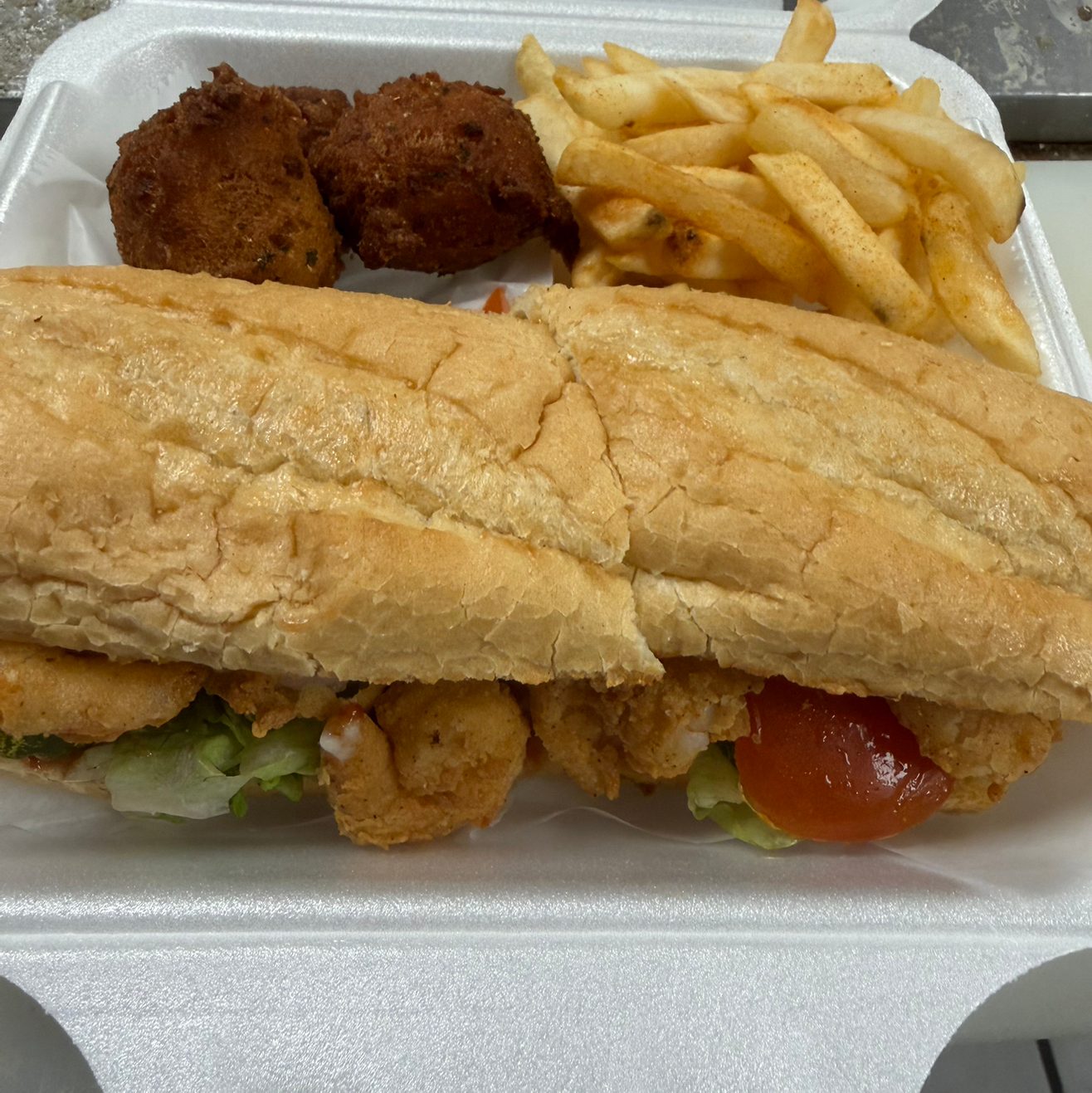 Shrimp Po-Boy.
